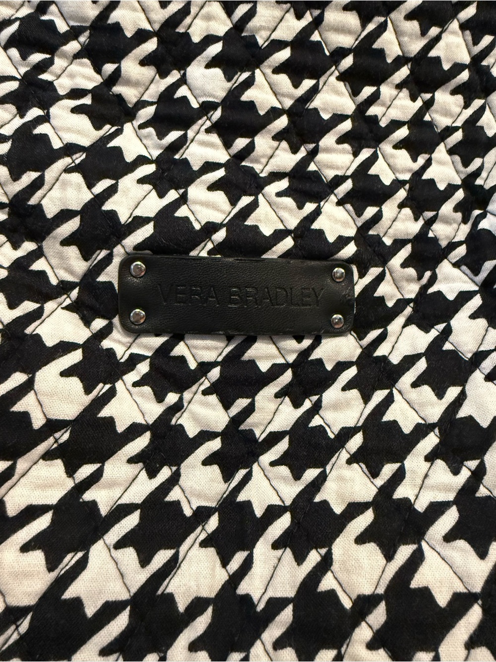 Vera Bradley Large Duffel Bag: Houndstooth - Picture 2 of 7